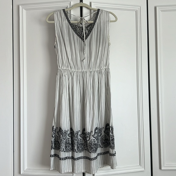 LOFT STRIPED/PAISLEY PRINT DRESS - Picture 2 of 6